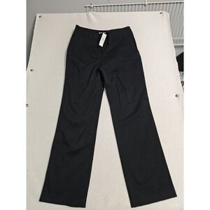 Ann Taylor LOFT Women's Black Cotton  Pocket Dress Pants Trousers Size 6 New